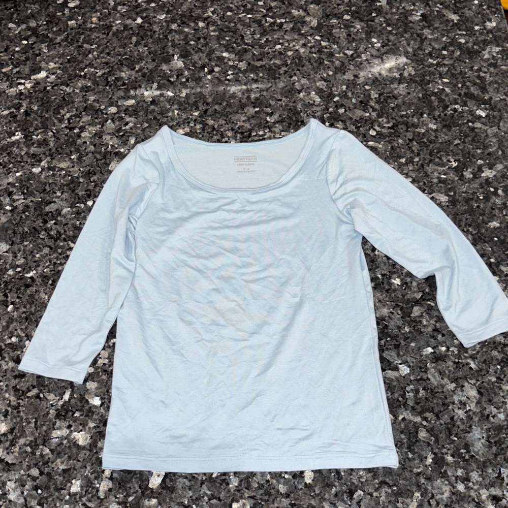 Uniqlo Sky Blue Kids Long Sleeve Tee